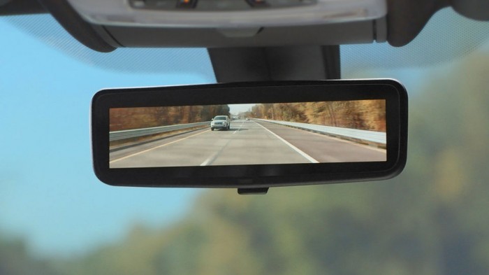 Компания Gentex презентует новое гибридное зеркало заднего обзора с широкоугольным видом